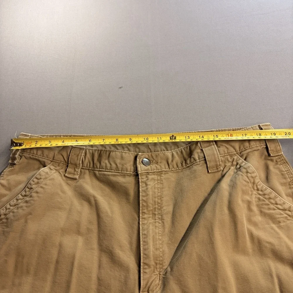 Carhartt B151 DKH Men’s 40x34 Tan Canvas Carpenter Pants 31” Inseam